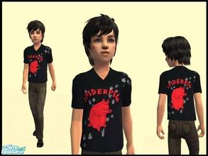Sims 2 — Sportive T- Shirts  for boys - 3 by Dirtdevill — A set of 3 great sportive T-shirts for boys. They need no mesh,