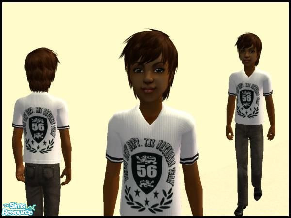 Sims 2 — Sportive T- Shirts  for boys - 2 by Dirtdevill — A set of 3 great sportive T-shirts for boys. They need no mesh,