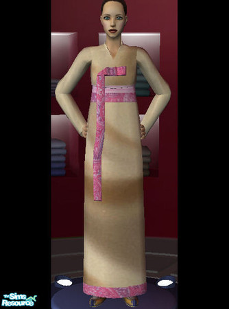 Sims 2 — bright yellow/gold outfit by kittymobile — a rather bright japanese outfit:).done by request.please enoy and