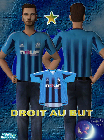 Sims 2 — Olympique Marseille Away 04/05 Jersey by angels_tear — A special dedication for my Boyfriend... This is the