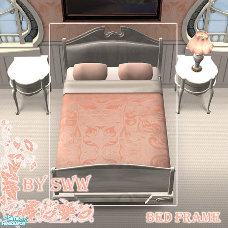 Sims 2 — Bridal Bedframe by sww — made by sww