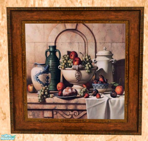Sims 2 — Still Life Framed Print by dancingaphrodite — Perfect for kitchens or formal dining rooms.