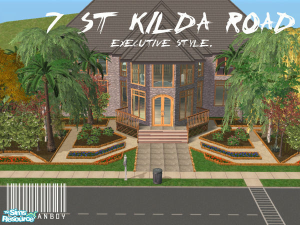 Sims 2 — 7 St Kilda Road by BrannanBoy — 7/12 House Of My St Kilda Road Series. Designed As An Executive's House But