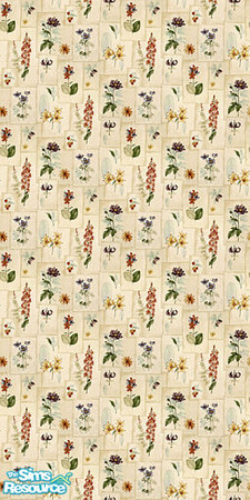 Sims 2 — Spring Flowers 1 by Lorah — Spring flowers in squares. Flowers are in blue, red, yellow and purple on a beige