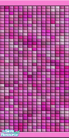 Sims 2 — Crazy Tile Wall 01 by KittenKiss — Tiled walls, expensive but impressive. This set of 12 contains some crazy