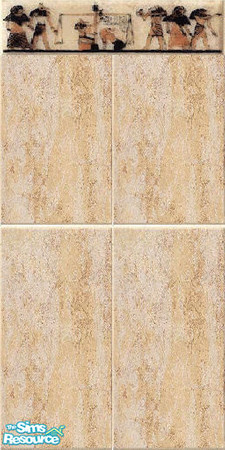 Sims 2 — Egypt wall 2 by Helena — -