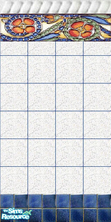 Sims 2 — Flowers on ice wall 2 by Helena — -