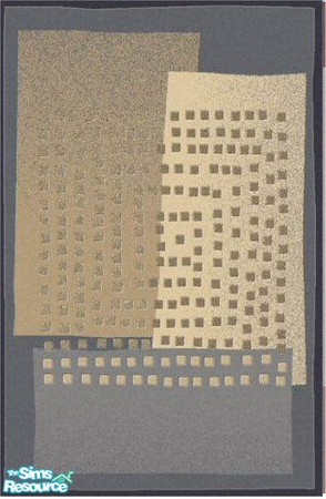Sims 2 — Modern 3 by Trollsan — You need to download Echo's 3x4 rug for this recolor to work. 