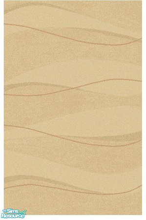 Sims 2 — Beige rug 2 by Trollsan — You need to download Echo's 3x4 rug, included in Windkeeper's "Real Rugs