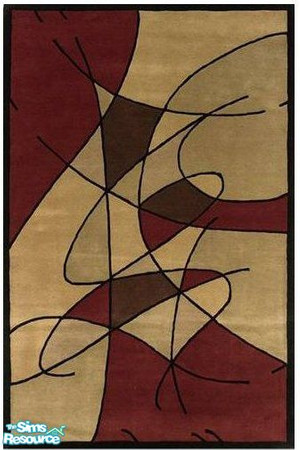 Sims 2 — Modern 9 by Trollsan — You need to download Echo's 3x4 rug for this recolor to work. 