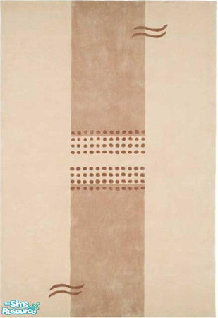 Sims 2 — Beige rug 1 by Trollsan — You need to download Echo's 3x4 rug, included in Windkeeper's "Real Rugs