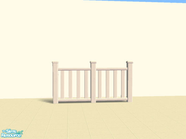 Sims 2 — Mixed batch Recolors Of Wooden Fence - White Wooden Fence by robbyngirl — Here some recolors of the Wooden Fence