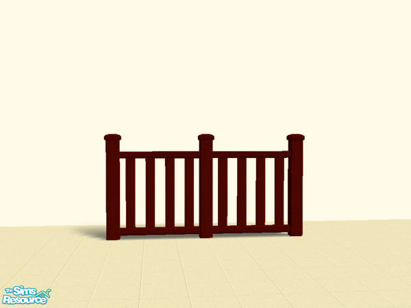 Sims 2 — Mixed batch Recolors Of Wooden Fence - Cherry Wooden Fence by robbyngirl — Here some recolors of the Wooden
