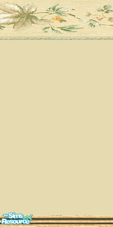 Sims 2 — Yellow flowers on top plain by Astarta — Nice grandmother like wall and carpet set