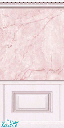 Sims 2 — Pink Marble Wall by Outpost_Road — Wall to match the Pink Marble Bathroom.