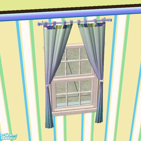 Sims 2 — Tropical Flora Curtains by paulajedi — Tropical Flora curtains.