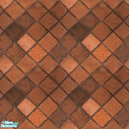 Sims 2 — Terracota Tiles by stitchy — Please rate this if you like it :)