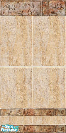 Sims 2 — Hot Africa wall 3 by Helena — -