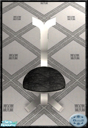 Sims 2 — Leather Seat Cushion - Black by oldmember_Belles — Part of the Leather Seating Collection. :o)