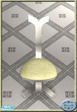 Sims 2 — Leather Seat Cushion - Yellow by oldmember_Belles — Part of the Leather Seating Collection. :o)
