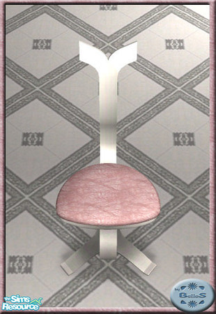 Sims 2 — Leather Seat Cushion - Pink by oldmember_Belles — Part of the Leather Seating Collection. :o)