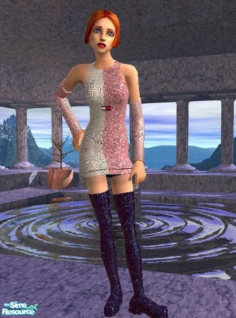 Sims 2 — Tommy Girl by sgoobysnacks — Tommy girl teen dress...looks great in game....Enjoy!