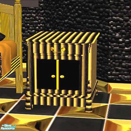 Sims 2 — Musicians End Table DOORS by buntah — This is the front for the bedside table in my Rock 'n Rollers Bedroom set.