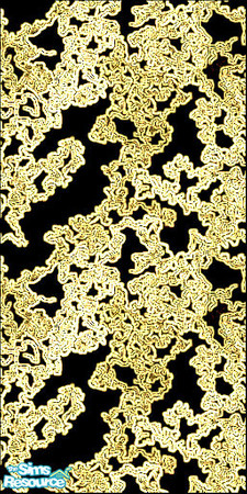 Sims 2 — black and gold wall by bam66 — its unique in its own way