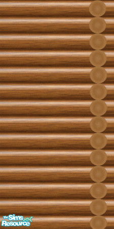 Sims 2 — Log Cabin Siding Right by snowkattx1 — Log cabin siding right