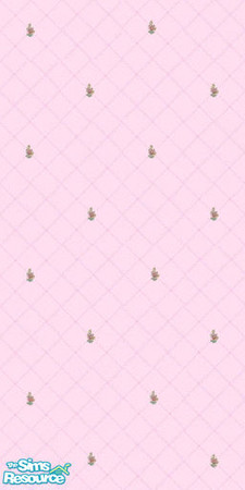 Sims 2 — Pink rose by eglitterbug — Lovely pink rose,dimond tiled wall.Floor tiles are available to match.