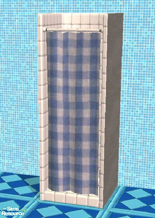Sims 2 — White Shower 4 by LilAl — Because a white shower is a clean shower.