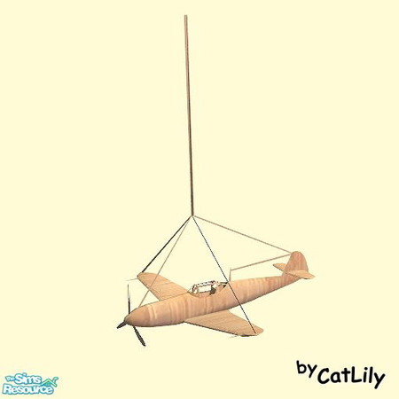 Sims 2 — Country Quilt Nursery set - Light wood p by oldmember_CatLily — wooden decor plane