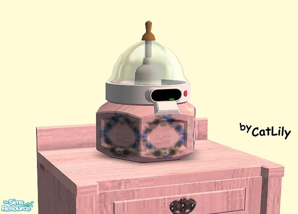 Sims 2 — Country Quilt Nursery set - Pink wood sm by oldmember_CatLily — smartmilk - aspiration reward object - in pink