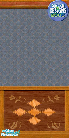 Sims 2 — Paper&panel005(CalmingBlurGray)_byRobBas by robbase — A richly textured Calming Blue Gray wall paper patern,