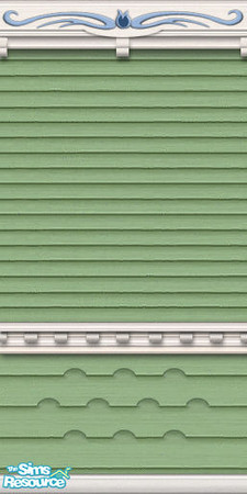 Sims 2 — Tulip Grove Weatherboard in Pea Green by shtinky — Inspired by the 'painted ladies' of San Francisco. Victorian