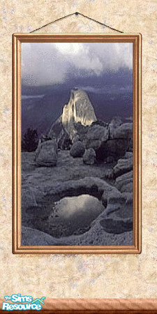 Sims 2 — Picture 132 by Lorah — Picture on full wallpaper wall.