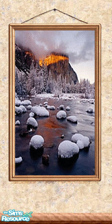 Sims 2 — Picture 82 by Lorah — Picture on full wallpaper wall.