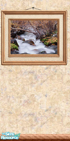 Sims 2 — Picture 52 by Lorah — Picture on full wallpaper wall.