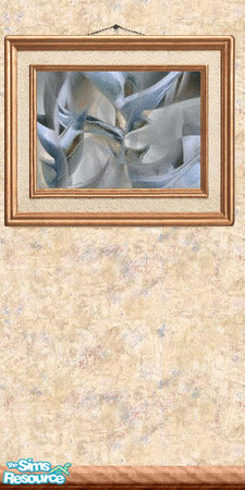 Sims 2 — Picture 42 by Lorah — Picture on full wallpaper wall.