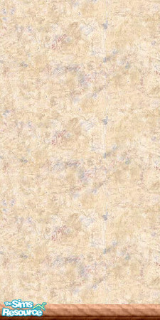 Sims 2 — Picture 02 by Lorah — Full wallpapered wall in cream, beige, blue and raspberry by Lorah