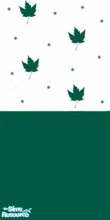 Sims 2 — Leaf green by eglitterbug — This it a green/white duo paper-the top is brilliant white with dark green leaf