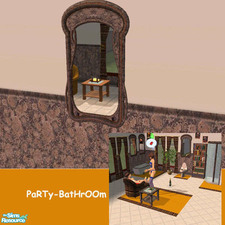Sims 2 — pArTy BatHrOOm  MIRROR by gbourn — life is fun!!!!!
