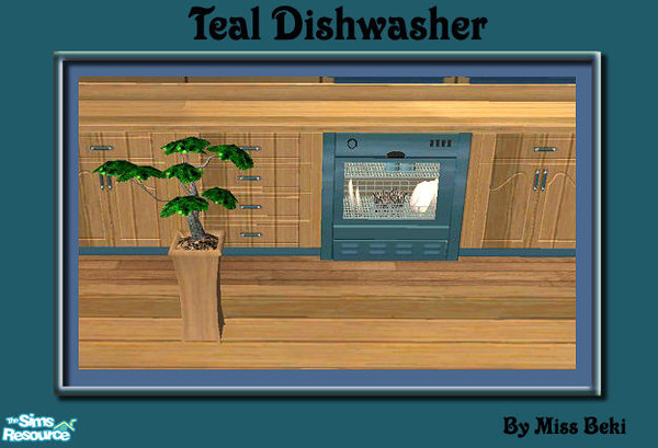 Sims 2 — Simply Wood Bonsai by miss_beki — Simply Wood Bonsai. Part of the Simply Wood and Teal Kitchen Set by Miss Beki.