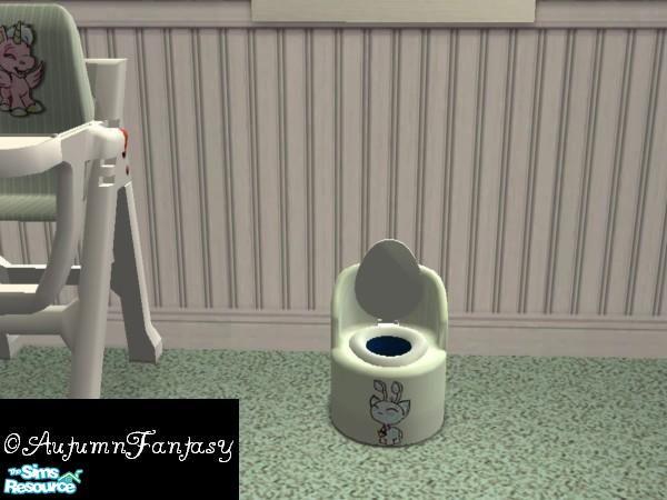 Sims 2 — NeoPets Baby Aisha Training Potty by AutumnFantasy — I am very sorry if this object came out blue!! I had to