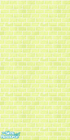Sims 2 — sunbright yellow outsite wall by The_Unicorn — to bring some bright colour to your sims neighborhood...