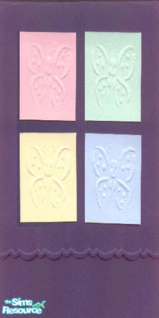 Sims 2 — pastel butterfly by The_Unicorn — -