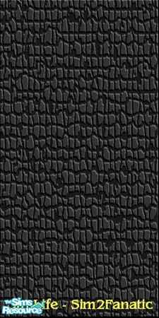 Sims 2 — Mosaic Tile - Charcoal by oldmember_Sim2Fanatic — This exclusive Charcoal mosaic tile, made for the 'Midnight