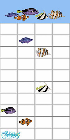 Sims 2 — Fishy Tiles by LilAl — For your bathroom.