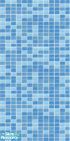 Sims 2 — Little Blue Tiles by LilAl — For your bathroom.