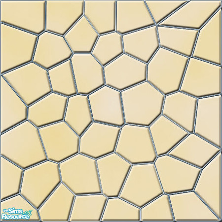 Sims 2 — Mosaic Tile - Ivory by TSR Archive — 